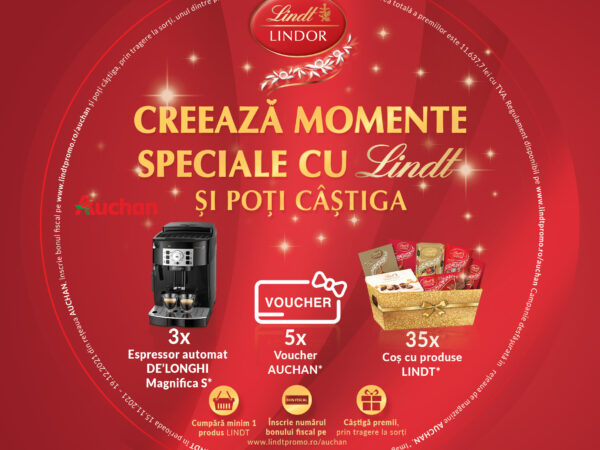 LINDT x Auchan - CAMPAIGN - ”Creează Momente Speciale cu Lindt!”